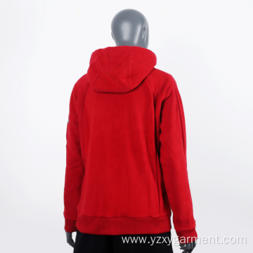 Red Women's Hooded Sweater